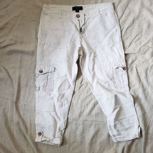 Linen Banana Republic Capri Pants